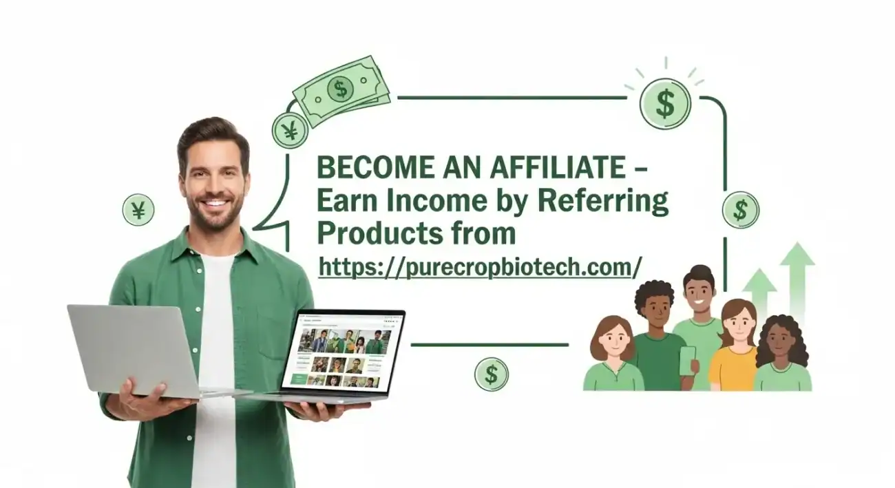 PureCrop Biotech pvt. Ltd, become an affiliate